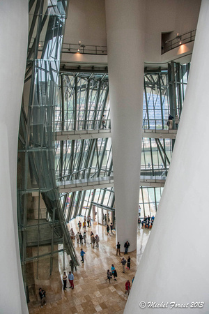 L'intérieur du musée Guggenheim