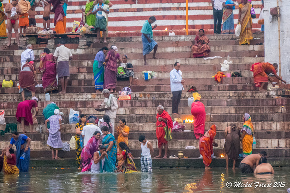 Sur les ghats du Gange