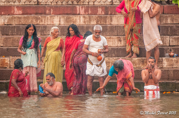Sur les ghats du Gange